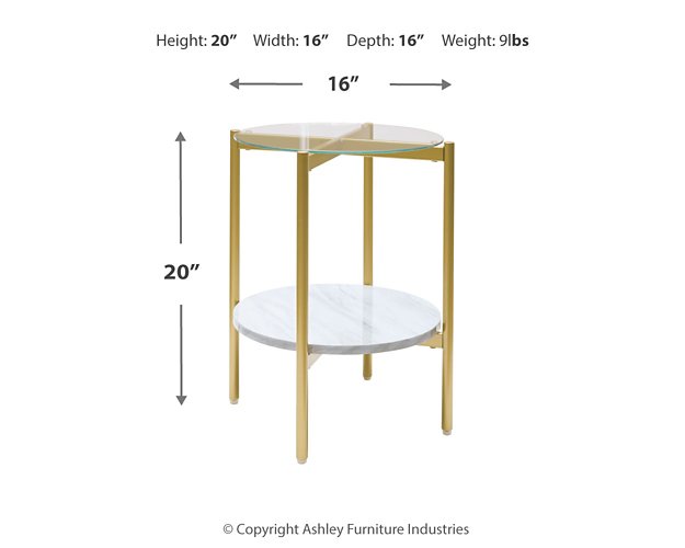Wynora End Table - Premium End Table from Ashley Furniture - Just $90.25! Shop now at Furniture Wholesale Plus  We are the best furniture store in Nashville, Hendersonville, Goodlettsville, Madison, Antioch, Mount Juliet, Lebanon, Gallatin, Springfield, Murfreesboro, Franklin, Brentwood