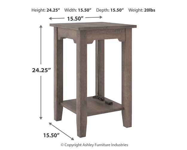 Arlenbry Chairside End Table - Premium End Table from Ashley Furniture - Just $95.55! Shop now at Furniture Wholesale Plus  We are the best furniture store in Nashville, Hendersonville, Goodlettsville, Madison, Antioch, Mount Juliet, Lebanon, Gallatin, Springfield, Murfreesboro, Franklin, Brentwood