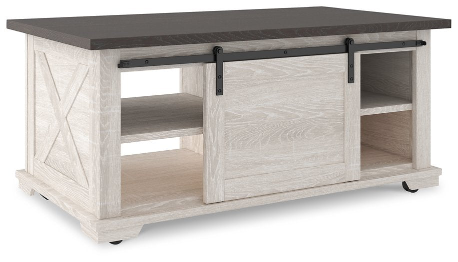 Dorrinson Coffee Table - Premium Cocktail Table from Ashley Furniture - Just $236.78! Shop now at Furniture Wholesale Plus  We are the best furniture store in Nashville, Hendersonville, Goodlettsville, Madison, Antioch, Mount Juliet, Lebanon, Gallatin, Springfield, Murfreesboro, Franklin, Brentwood
