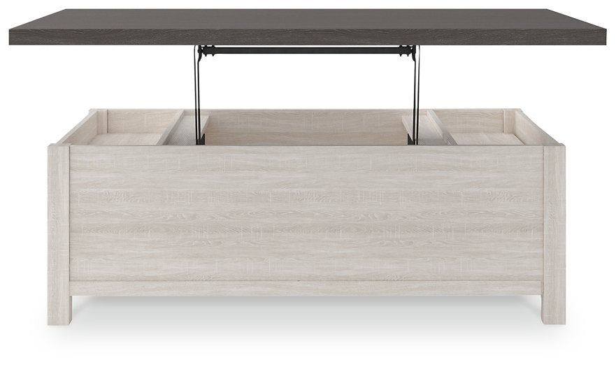 Dorrinson Coffee Table with Lift Top - Premium Cocktail Table Lift from Ashley Furniture - Just $272.09! Shop now at Furniture Wholesale Plus  We are the best furniture store in Nashville, Hendersonville, Goodlettsville, Madison, Antioch, Mount Juliet, Lebanon, Gallatin, Springfield, Murfreesboro, Franklin, Brentwood