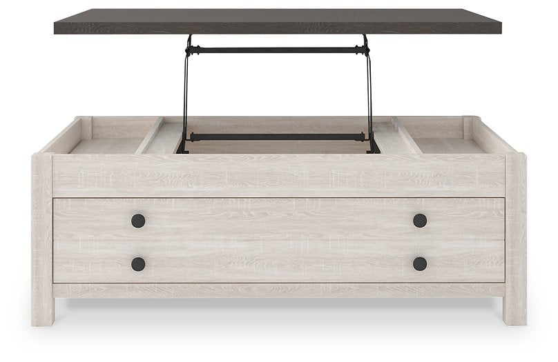 Dorrinson Coffee Table with Lift Top - Premium Cocktail Table Lift from Ashley Furniture - Just $272.09! Shop now at Furniture Wholesale Plus  We are the best furniture store in Nashville, Hendersonville, Goodlettsville, Madison, Antioch, Mount Juliet, Lebanon, Gallatin, Springfield, Murfreesboro, Franklin, Brentwood