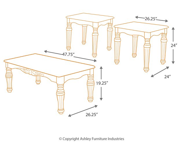 North Shore Table (Set of 3) - Premium Table Set from Ashley Furniture - Just $430.98! Shop now at Furniture Wholesale Plus  We are the best furniture store in Nashville, Hendersonville, Goodlettsville, Madison, Antioch, Mount Juliet, Lebanon, Gallatin, Springfield, Murfreesboro, Franklin, Brentwood