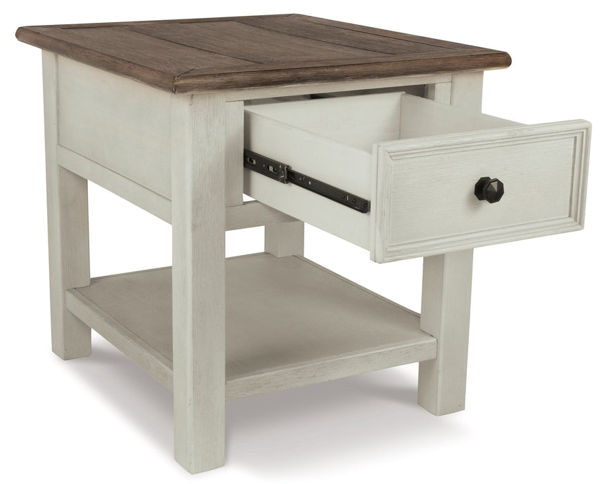Bolanburg Chairside End Table with USB Ports & Outlets - Premium End Table from Ashley Furniture - Just $219.13! Shop now at Furniture Wholesale Plus  We are the best furniture store in Nashville, Hendersonville, Goodlettsville, Madison, Antioch, Mount Juliet, Lebanon, Gallatin, Springfield, Murfreesboro, Franklin, Brentwood