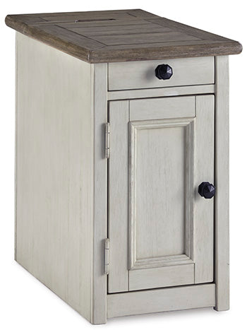 Bolanburg Chairside End Table with USB Ports & Outlets - Premium End Table from Ashley Furniture - Just $219.13! Shop now at Furniture Wholesale Plus  We are the best furniture store in Nashville, Hendersonville, Goodlettsville, Madison, Antioch, Mount Juliet, Lebanon, Gallatin, Springfield, Murfreesboro, Franklin, Brentwood