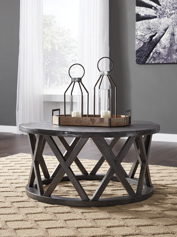 Sharzane Coffee Table - Premium Cocktail Table from Ashley Furniture - Just $289.74! Shop now at Furniture Wholesale Plus  We are the best furniture store in Nashville, Hendersonville, Goodlettsville, Madison, Antioch, Mount Juliet, Lebanon, Gallatin, Springfield, Murfreesboro, Franklin, Brentwood