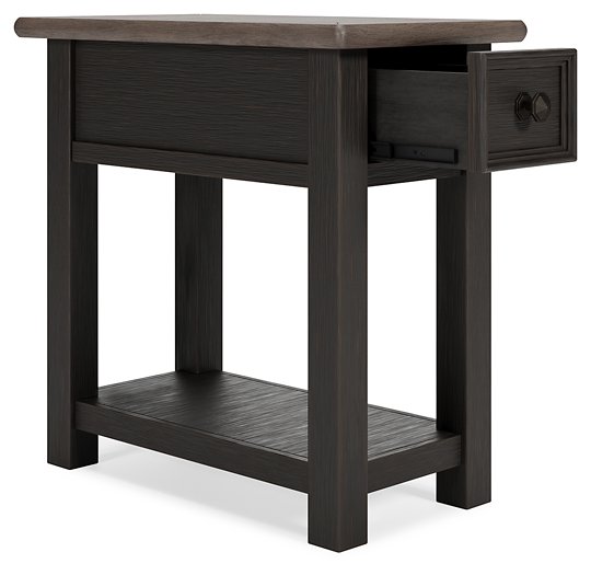 Tyler Creek Chairside End Table - Premium End Table from Ashley Furniture - Just $148.51! Shop now at Furniture Wholesale Plus  We are the best furniture store in Nashville, Hendersonville, Goodlettsville, Madison, Antioch, Mount Juliet, Lebanon, Gallatin, Springfield, Murfreesboro, Franklin, Brentwood