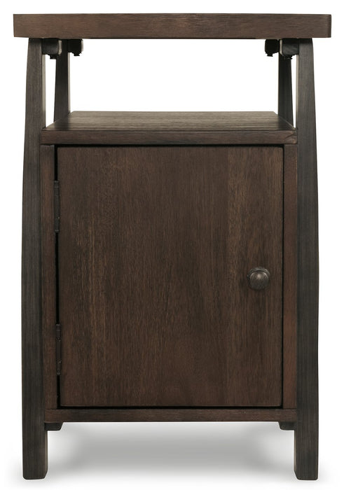 Vailbry Chairside End Table - Premium End Table from Ashley Furniture - Just $201.47! Shop now at Furniture Wholesale Plus  We are the best furniture store in Nashville, Hendersonville, Goodlettsville, Madison, Antioch, Mount Juliet, Lebanon, Gallatin, Springfield, Murfreesboro, Franklin, Brentwood