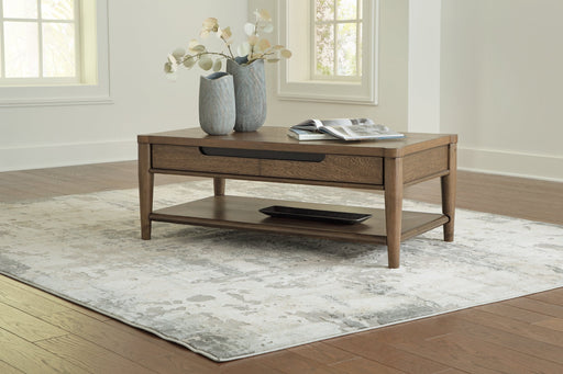 Roanhowe Coffee Table - Premium Cocktail Table from Ashley Furniture - Just $272.09! Shop now at Furniture Wholesale Plus  We are the best furniture store in Nashville, Hendersonville, Goodlettsville, Madison, Antioch, Mount Juliet, Lebanon, Gallatin, Springfield, Murfreesboro, Franklin, Brentwood