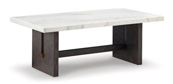 Burkhaus Coffee Table - Premium Cocktail Table from Ashley Furniture - Just $325.05! Shop now at Furniture Wholesale Plus  We are the best furniture store in Nashville, Hendersonville, Goodlettsville, Madison, Antioch, Mount Juliet, Lebanon, Gallatin, Springfield, Murfreesboro, Franklin, Brentwood