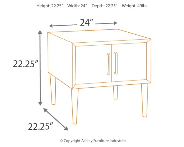 Kisper End Table - Premium End Table from Ashley Furniture - Just $201.47! Shop now at Furniture Wholesale Plus  We are the best furniture store in Nashville, Hendersonville, Goodlettsville, Madison, Antioch, Mount Juliet, Lebanon, Gallatin, Springfield, Murfreesboro, Franklin, Brentwood