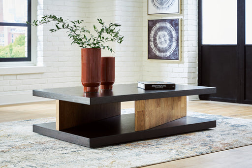 Kocomore Coffee Table - Premium Cocktail Table from Ashley Furniture - Just $325.05! Shop now at Furniture Wholesale Plus  We are the best furniture store in Nashville, Hendersonville, Goodlettsville, Madison, Antioch, Mount Juliet, Lebanon, Gallatin, Springfield, Murfreesboro, Franklin, Brentwood