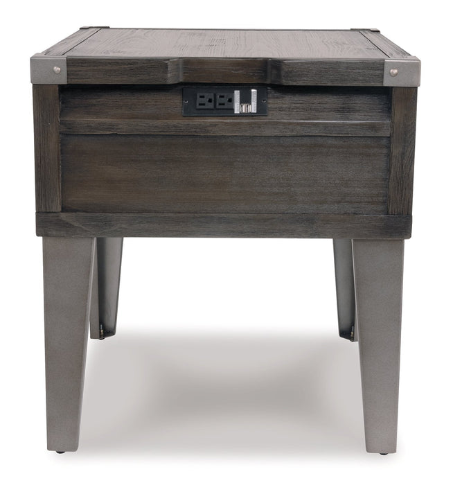 Todoe End Table with USB Ports & Outlets - Premium End Table from Ashley Furniture - Just $201.47! Shop now at Furniture Wholesale Plus  We are the best furniture store in Nashville, Hendersonville, Goodlettsville, Madison, Antioch, Mount Juliet, Lebanon, Gallatin, Springfield, Murfreesboro, Franklin, Brentwood