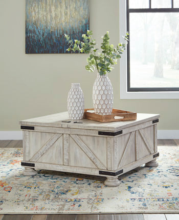 Carynhurst Coffee Table - Premium Cocktail Table from Ashley Furniture - Just $360.36! Shop now at Furniture Wholesale Plus  We are the best furniture store in Nashville, Hendersonville, Goodlettsville, Madison, Antioch, Mount Juliet, Lebanon, Gallatin, Springfield, Murfreesboro, Franklin, Brentwood