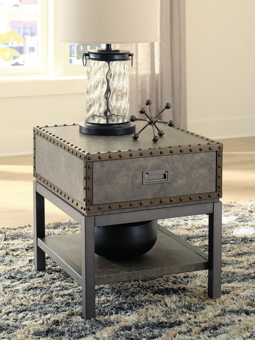 Derrylin End Table - Premium End Table from Ashley Furniture - Just $272.09! Shop now at Furniture Wholesale Plus  We are the best furniture store in Nashville, Hendersonville, Goodlettsville, Madison, Antioch, Mount Juliet, Lebanon, Gallatin, Springfield, Murfreesboro, Franklin, Brentwood