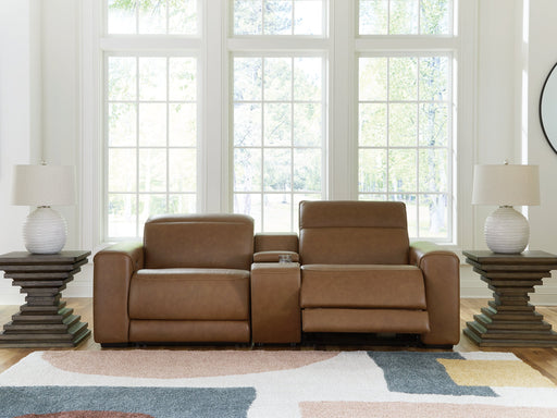 Magic Man Power Reclining Sectional Loveseat with Console - Premium Sectional from Ashley Furniture - Just $2192.28! Shop now at Furniture Wholesale Plus  We are the best furniture store in Nashville, Hendersonville, Goodlettsville, Madison, Antioch, Mount Juliet, Lebanon, Gallatin, Springfield, Murfreesboro, Franklin, Brentwood