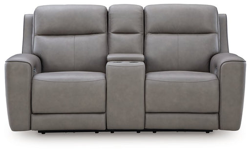 5Z-Comfort Power Reclining Loveseat with Console - Premium Loveseat from Ashley Furniture - Just $2091.18! Shop now at Furniture Wholesale Plus  We are the best furniture store in Nashville, Hendersonville, Goodlettsville, Madison, Antioch, Mount Juliet, Lebanon, Gallatin, Springfield, Murfreesboro, Franklin, Brentwood