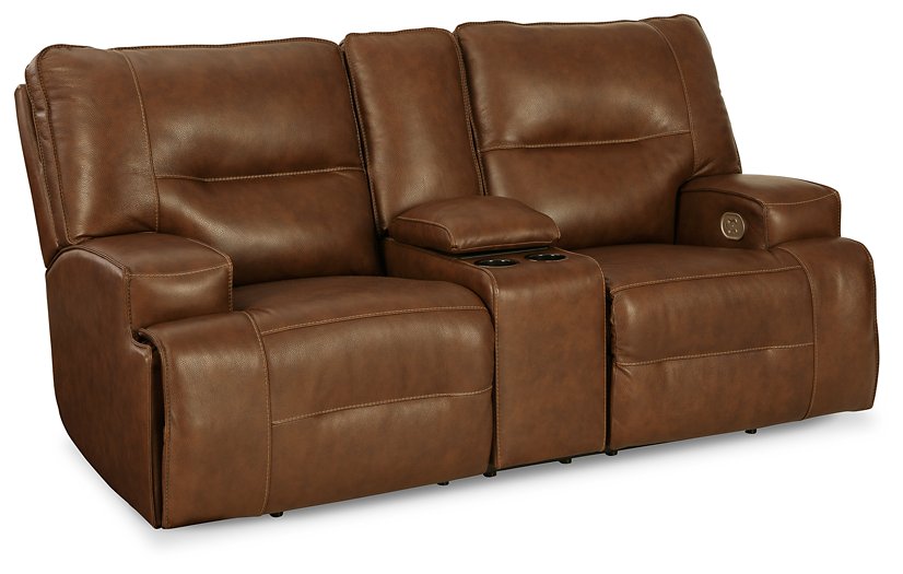 Francesca Power Reclining Loveseat with Console - Premium Loveseat from Ashley Furniture - Just $1296.75! Shop now at Furniture Wholesale Plus  We are the best furniture store in Nashville, Hendersonville, Goodlettsville, Madison, Antioch, Mount Juliet, Lebanon, Gallatin, Springfield, Murfreesboro, Franklin, Brentwood