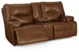 Francesca Power Reclining Loveseat with Console - Premium Loveseat from Ashley Furniture - Just $1296.75! Shop now at Furniture Wholesale Plus  We are the best furniture store in Nashville, Hendersonville, Goodlettsville, Madison, Antioch, Mount Juliet, Lebanon, Gallatin, Springfield, Murfreesboro, Franklin, Brentwood