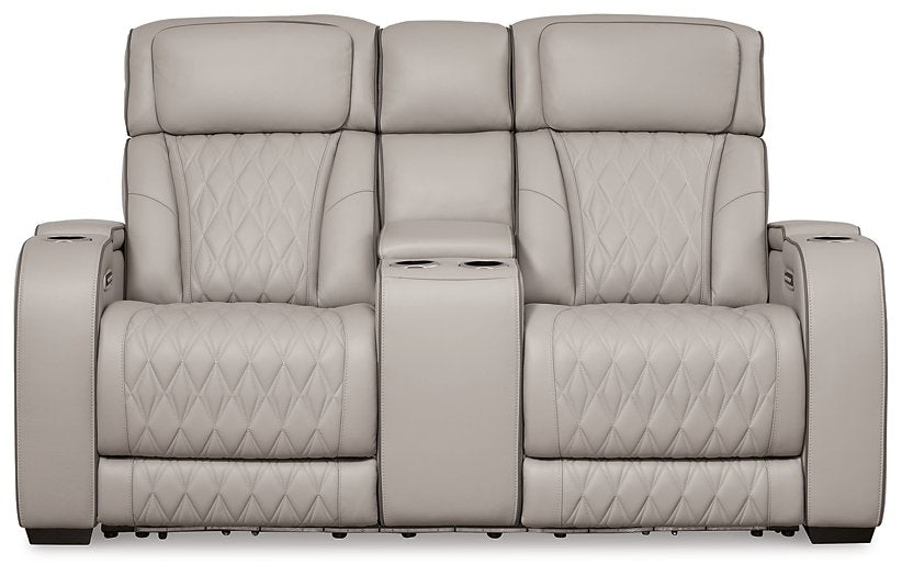 Boyington Power Reclining Loveseat with Console - Premium Loveseat from Ashley Furniture - Just $2002.91! Shop now at Furniture Wholesale Plus  We are the best furniture store in Nashville, Hendersonville, Goodlettsville, Madison, Antioch, Mount Juliet, Lebanon, Gallatin, Springfield, Murfreesboro, Franklin, Brentwood