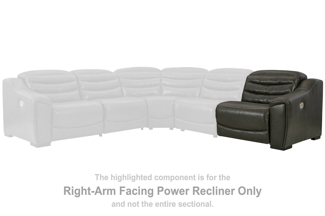 Center Line 3-Piece Power Reclining Loveseat with Console - Premium Sectional from Ashley Furniture - Just $1856.86! Shop now at Furniture Wholesale Plus  We are the best furniture store in Nashville, Hendersonville, Goodlettsville, Madison, Antioch, Mount Juliet, Lebanon, Gallatin, Springfield, Murfreesboro, Franklin, Brentwood