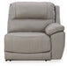 Dunleith 3-Piece Power Reclining Sectional Loveseat with Console - Premium Loveaseat from Ashley Furniture - Just $1680.32! Shop now at Furniture Wholesale Plus  We are the best furniture store in Nashville, Hendersonville, Goodlettsville, Madison, Antioch, Mount Juliet, Lebanon, Gallatin, Springfield, Murfreesboro, Franklin, Brentwood