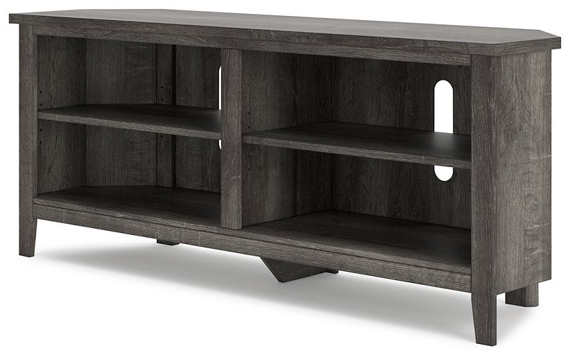 Arlenbry Corner TV Stand - Premium TV Stand from Ashley Furniture - Just $153.06! Shop now at Furniture Wholesale Plus  We are the best furniture store in Nashville, Hendersonville, Goodlettsville, Madison, Antioch, Mount Juliet, Lebanon, Gallatin, Springfield, Murfreesboro, Franklin, Brentwood