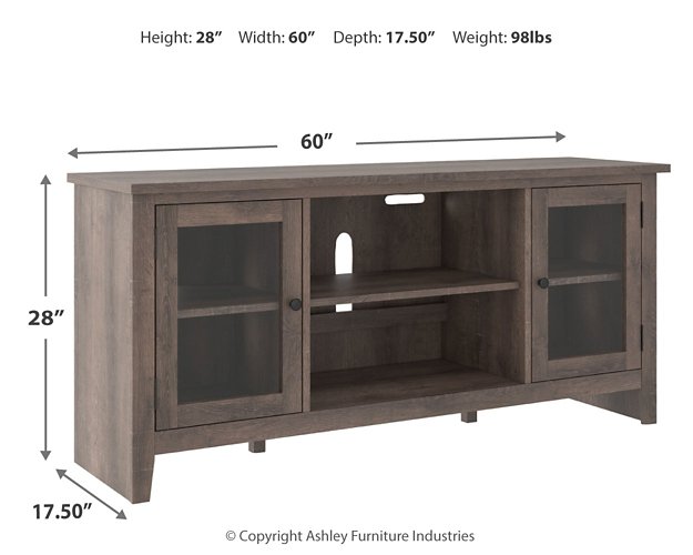 Arlenbry 60" TV Stand with Electric Fireplace - Premium TV Stand from Ashley Furniture - Just $548.15! Shop now at Furniture Wholesale Plus  We are the best furniture store in Nashville, Hendersonville, Goodlettsville, Madison, Antioch, Mount Juliet, Lebanon, Gallatin, Springfield, Murfreesboro, Franklin, Brentwood