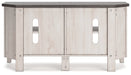 Dorrinson Corner TV Stand - Premium TV Stand from Ashley Furniture - Just $153.06! Shop now at Furniture Wholesale Plus  We are the best furniture store in Nashville, Hendersonville, Goodlettsville, Madison, Antioch, Mount Juliet, Lebanon, Gallatin, Springfield, Murfreesboro, Franklin, Brentwood
