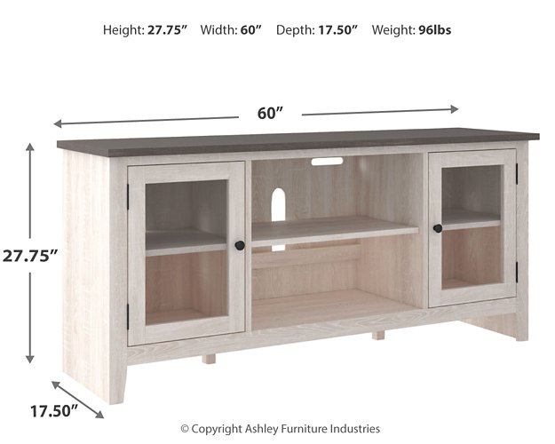 Dorrinson 60" TV Stand - Premium TV Stand from Ashley Furniture - Just $276.64! Shop now at Furniture Wholesale Plus  We are the best furniture store in Nashville, Hendersonville, Goodlettsville, Madison, Antioch, Mount Juliet, Lebanon, Gallatin, Springfield, Murfreesboro, Franklin, Brentwood