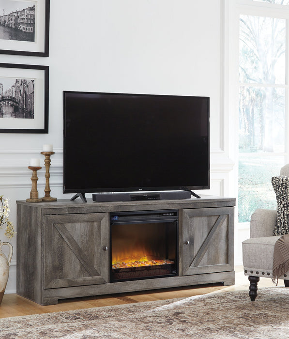 Wynnlow 63" TV Stand with Electric Fireplace - Premium TV Stand from Ashley Furniture - Just $591.28! Shop now at Furniture Wholesale Plus  We are the best furniture store in Nashville, Hendersonville, Goodlettsville, Madison, Antioch, Mount Juliet, Lebanon, Gallatin, Springfield, Murfreesboro, Franklin, Brentwood