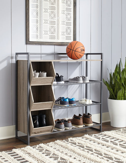 Maccenet Shoe Rack - Premium Bookcase from Ashley Furniture - Just $166.62! Shop now at Furniture Wholesale Plus  We are the best furniture store in Nashville, Hendersonville, Goodlettsville, Madison, Antioch, Mount Juliet, Lebanon, Gallatin, Springfield, Murfreesboro, Franklin, Brentwood