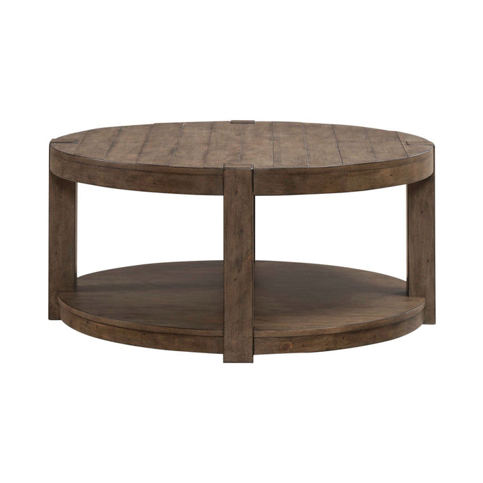 Broadmore - Round Table – Cocktail Tables by Liberty Furniture at Furniture Wholesale Plus , Nashville furniture store