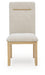 Lasinger - Dining Upholstered Side Chair (Set of 2) - Light Brown – Chair Sets by Signature Design by Ashley® at Furniture Wholesale Plus , Nashville furniture store