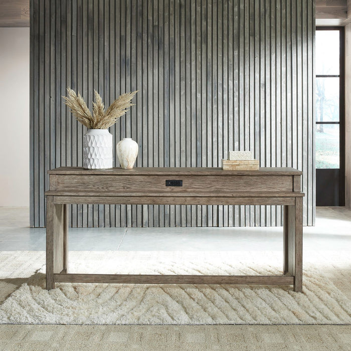 Skyview Lodge - Console Bar Table - Cobblestone – Console Tables by Liberty Furniture at Furniture Wholesale Plus , Nashville furniture store