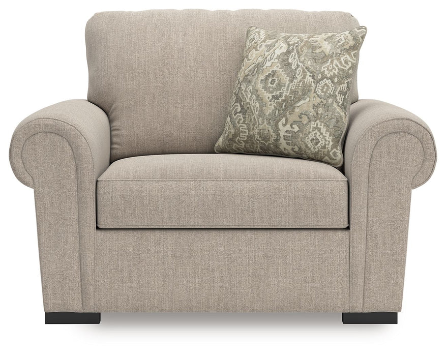 Sararose - Heather - Chair and a Half - Premium Arm Chairs from Benchcraft® - Just $528! Shop now at Furniture Wholesale Plus  We are the best furniture store in Nashville, Hendersonville, Goodlettsville, Madison, Antioch, Mount Juliet, Lebanon, Gallatin, Springfield, Murfreesboro, Franklin, Brentwood
