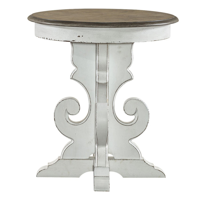 Magnolia Manor - Round End Table – End Tables by Liberty Furniture at Furniture Wholesale Plus , Nashville furniture store