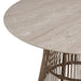 Alesso - Round Dining Table - Brown / Sand – Dining Tables by Elements International at Furniture Wholesale Plus , Nashville furniture store