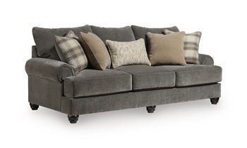 Tallow Creek - Sofa - Shadow – Stationary Sofas by Signature Design by Ashley® at Furniture Wholesale Plus , Nashville furniture store