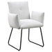 Ackland - Upholstered Dining Side Chair (Set of 2) - Light Gray – Chair Sets by Coaster Fine Furniture at Furniture Wholesale Plus , Nashville furniture store