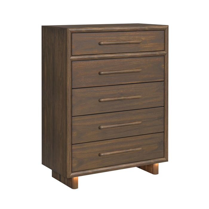 Brisbane - Upholstered Bedroom Set With Boucle And LED – 3 Piece Bedroom Sets by Elements International at Furniture Wholesale Plus , Nashville furniture store