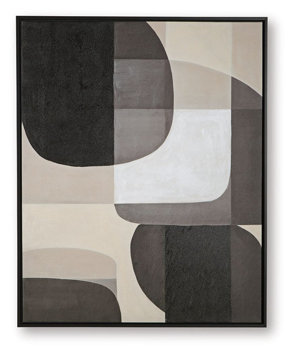 Kesleigh - Wall Art - Black / White – Canvas Art by Signature Design by Ashley® at Furniture Wholesale Plus , Nashville furniture store