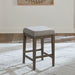 Arrowcreek - Upholstered Console Stool - Weathered Stone – Counter Height (24"-27") by Liberty Furniture at Furniture Wholesale Plus , Nashville furniture store