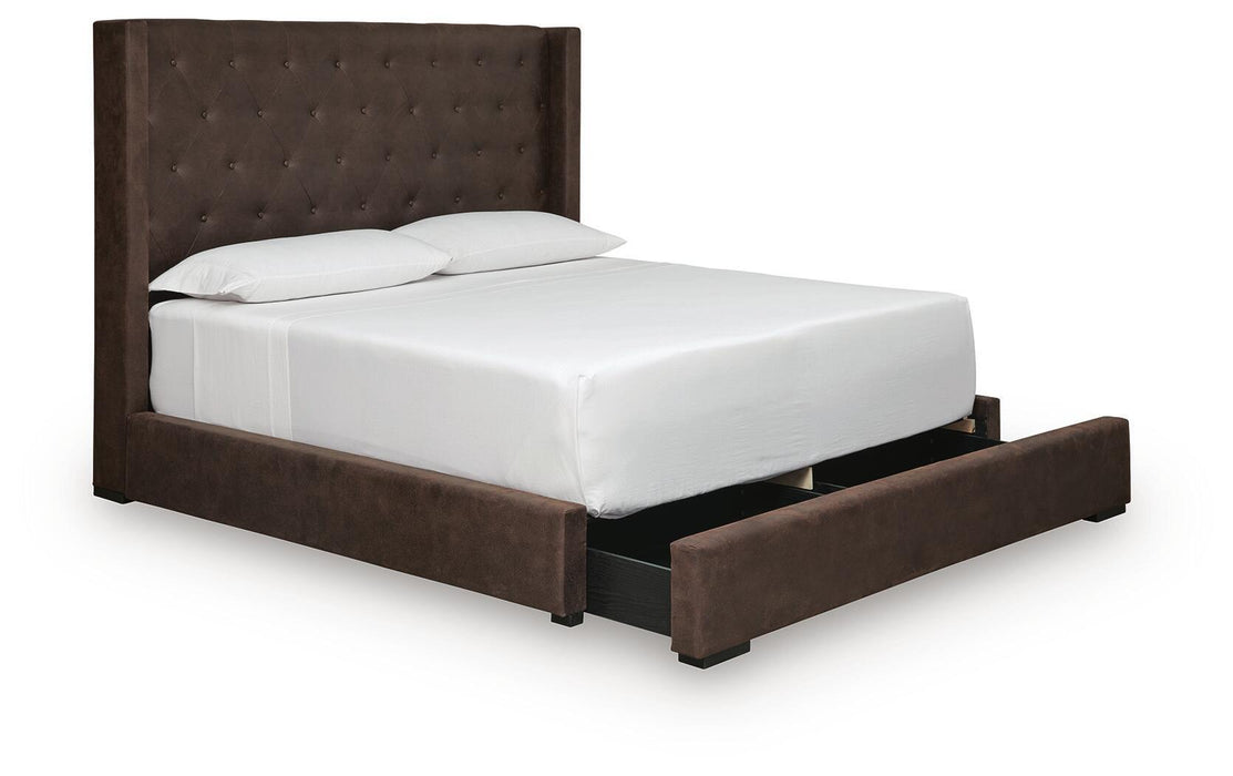 Lavernty - Upholstered Storage Bed – Storage Beds by Signature Design by Ashley® at Furniture Wholesale Plus , Nashville furniture store