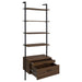 Owens - 3 Piece Wall Mounted Bookshelf Set - Walnut - Premium 3 Piece Home Office Sets from Coaster Fine Furniture - Just $1079! Shop now at Furniture Wholesale Plus  We are the best furniture store in Nashville, Hendersonville, Goodlettsville, Madison, Antioch, Mount Juliet, Lebanon, Gallatin, Springfield, Murfreesboro, Franklin, Brentwood