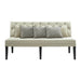 Maddox - Sofa With Seven Pillows - Beige – Upholstered Benches by Elements International at Furniture Wholesale Plus , Nashville furniture store