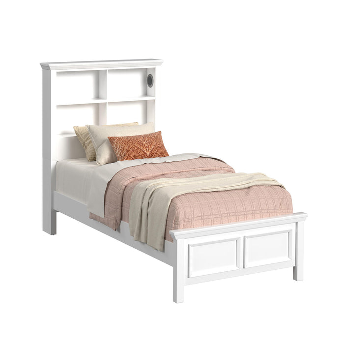 Hampton Kids - Bookcase Bedroom Set – 3 Piece Bedroom Sets by Elements International at Furniture Wholesale Plus , Nashville furniture store