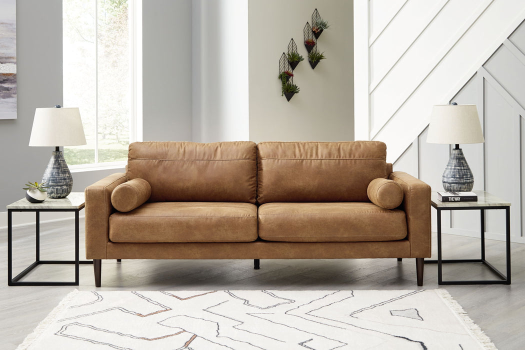 Telora - Sofa - Caramel – Stationary Sofas by Signature Design by Ashley® at Furniture Wholesale Plus , Nashville furniture store