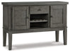 Hallanden - Dining Room Server - Gray – Servers by Signature Design by Ashley® at Furniture Wholesale Plus , Nashville furniture store
