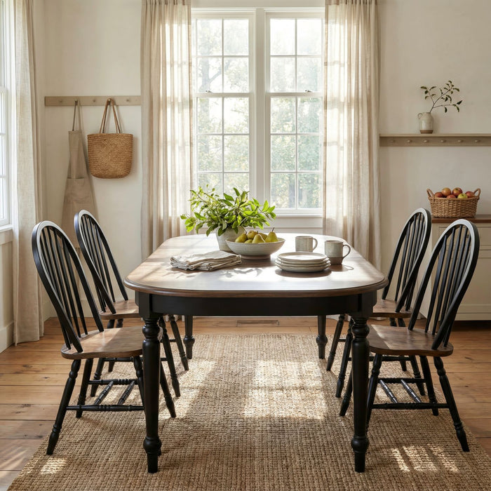 Carolina Crossing - Dining Room Leg Table Set – 5 Piece Dining Room Sets by Liberty Furniture at Furniture Wholesale Plus , Nashville furniture store