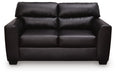 Glennbre - Loveseat - Midnight – Stationary Loveseats by Signature Design by Ashley® at Furniture Wholesale Plus , Nashville furniture store